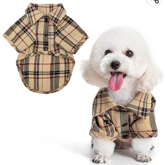 Dog Plaid Shirt - Picture 2 of 11